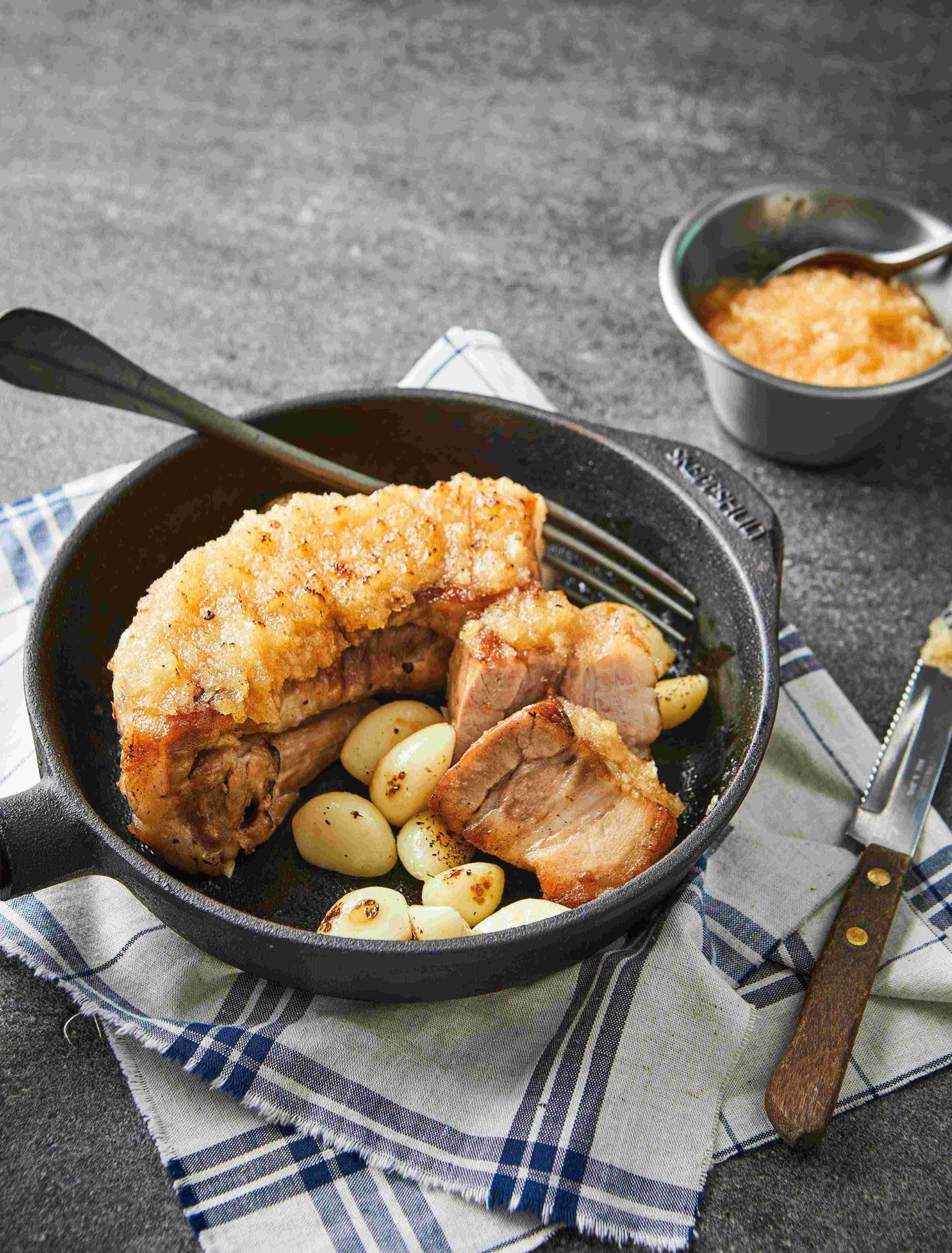 마늘 통삼겹구이